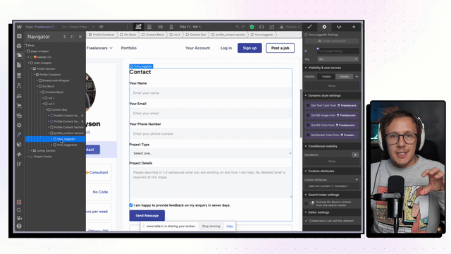 How To Hide and Show Elements in Memberstack