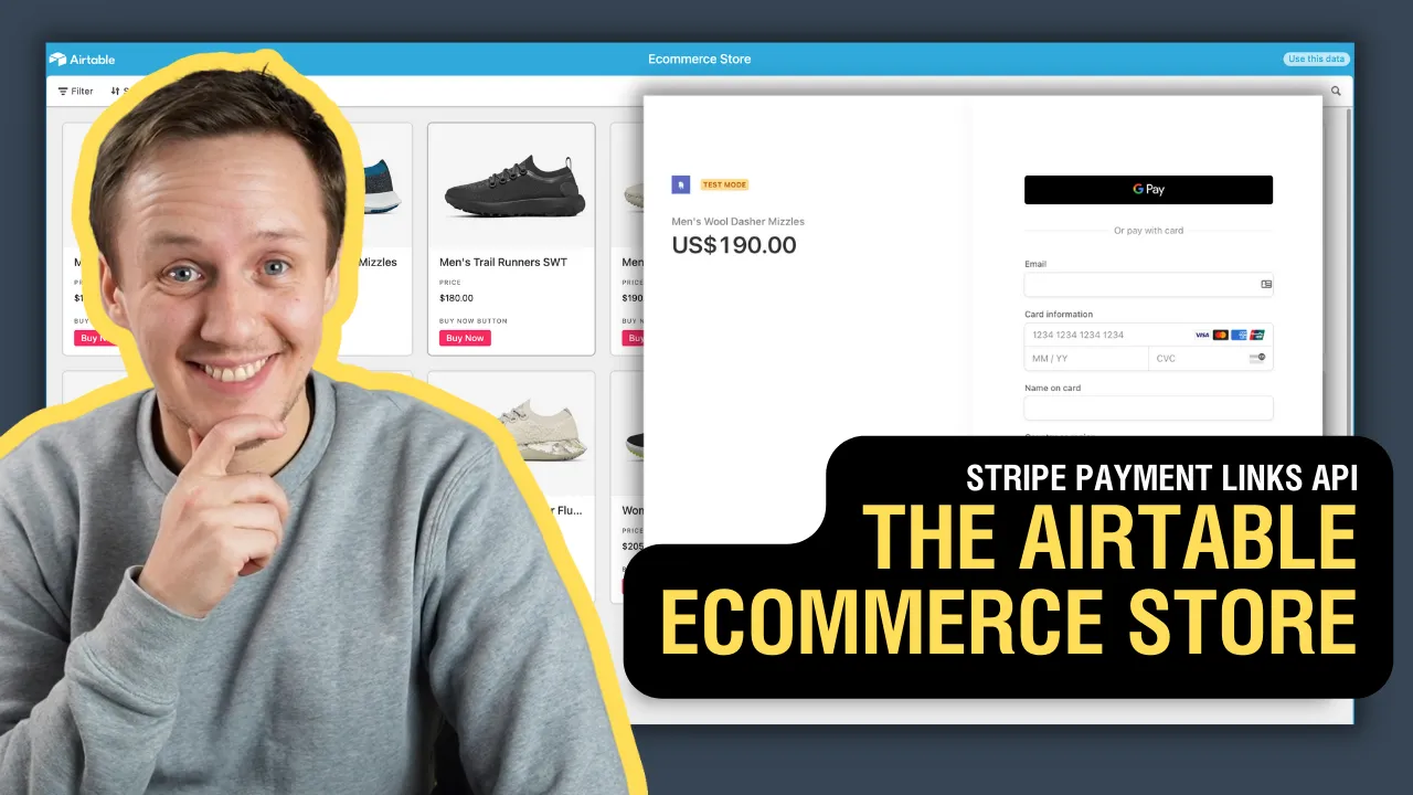 Stripe Payment Links: How I Build A Simple E-Commerce Store in Airtable