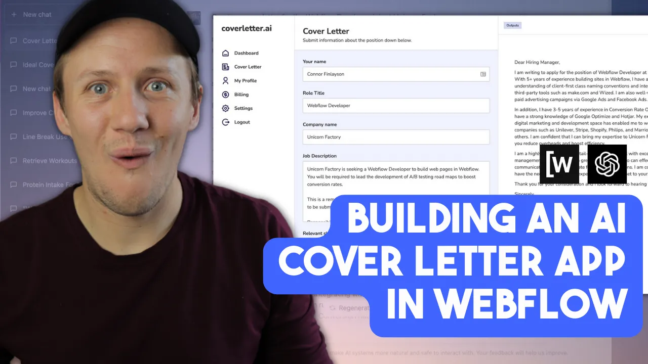 How To Build A Cover Letter Generator Using Wized