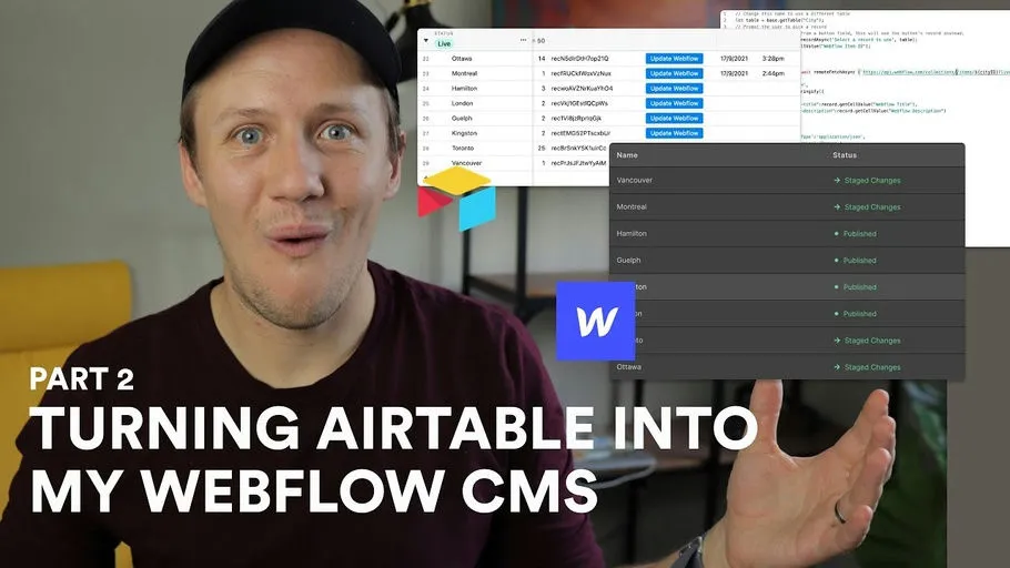 How To Use Airtable Scripts To Automate The Webflow CMS - Part 2
